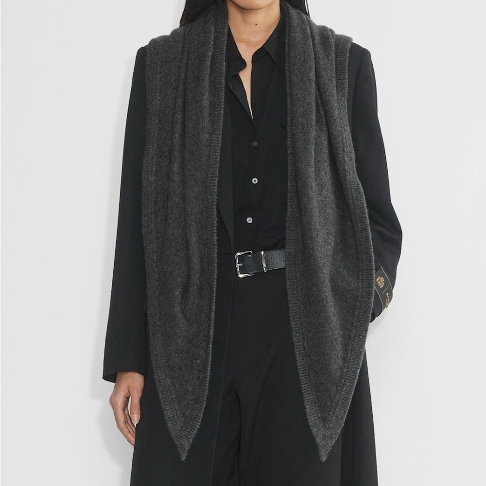 ARITZIA cashmere triangle scarf